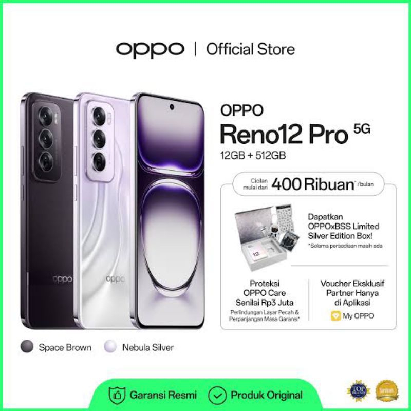 Jual OPPO Reno12 Pro 5G 12+12GB/512GB HARGA TERMURAH BARANG ORIGINAL ...