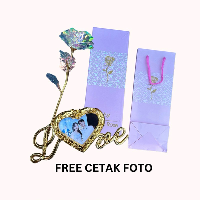 Jual Gift Box Mawar Foto Frame - Kado Anniversary Kado Ultah - Frame ...