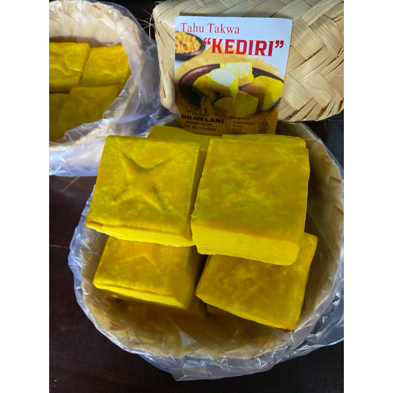 Jual Tahu Kuning Tahu Taqwa Kediri Asli Original Isi 10 Biji | Shopee ...