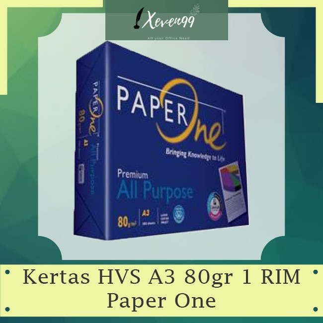 Jual Paper One Kertas HVS A3 80 gr (1 Rim / 500 Lembar) | Shopee Indonesia