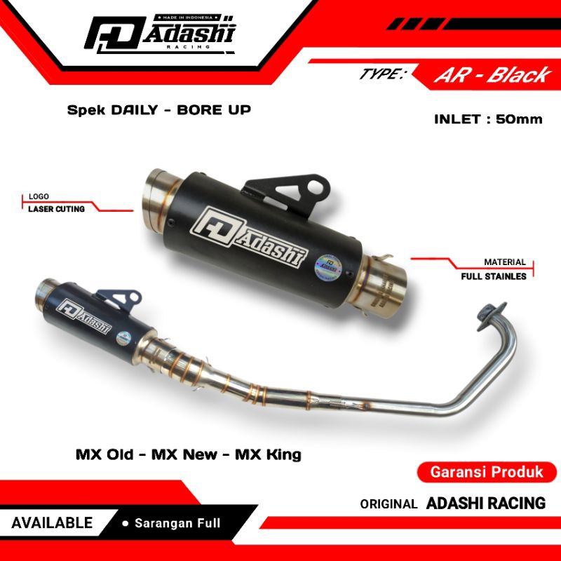 Jual Knalpot Racing Full System MX Old MX New MX King Model Standar Dan ...