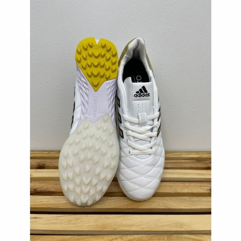 Jual Sepatu Futsal Adidas Adipure 11PRO II White Gold TF ( TURF ...