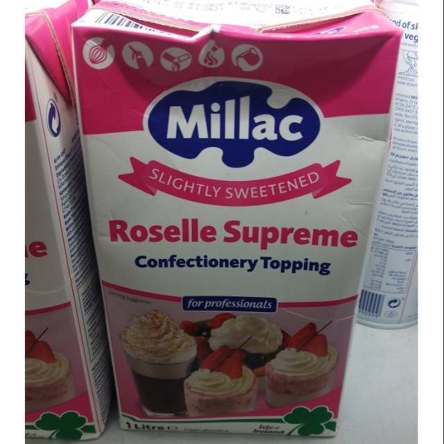 Jual MILLAC ROSELLE SUPREME CONFECTIONERY TOPPING Kemasan 1 Liter ...