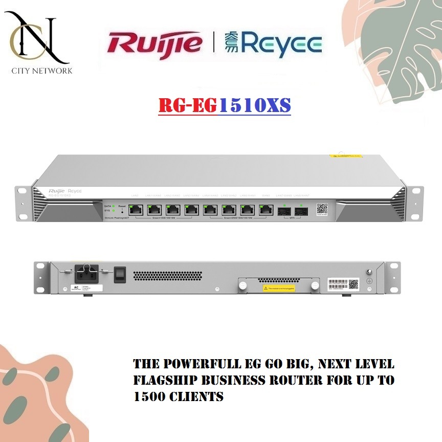 Jual Ruiji Reyee RG-EG1510XS Rack-mountable 10 port Router | Shopee ...