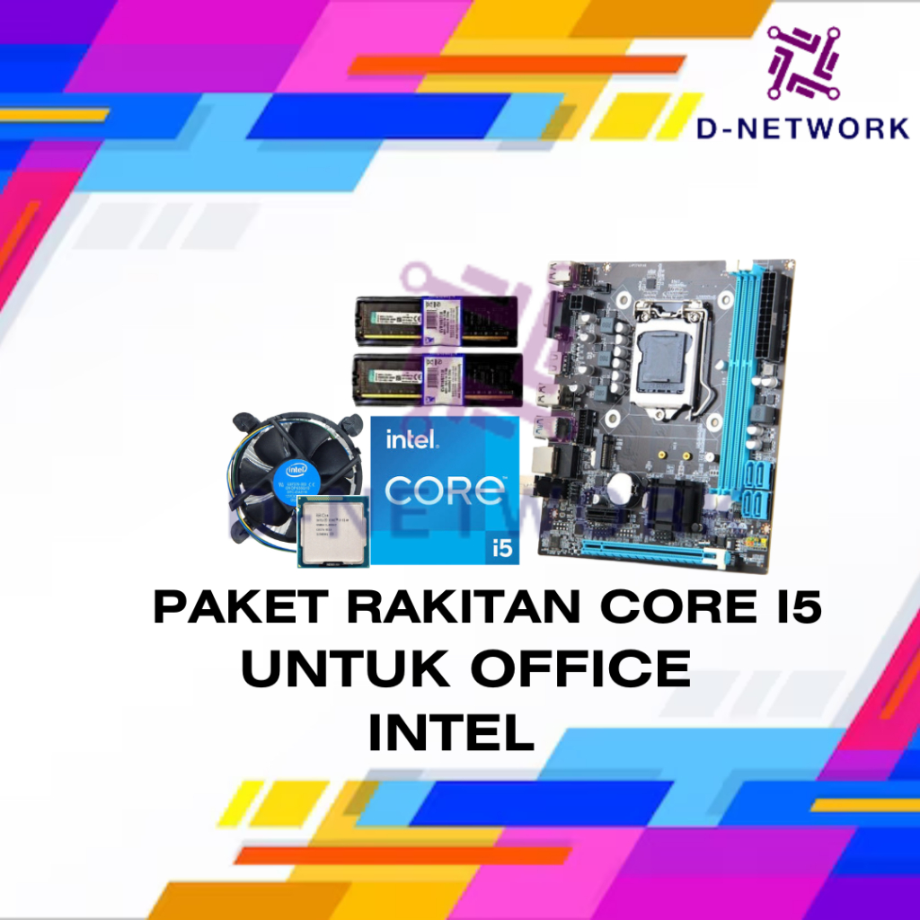 PAKET RAKITAN H81 PC/KOMPUTER CORE i5 ddr3 baru garansi 1 tahun