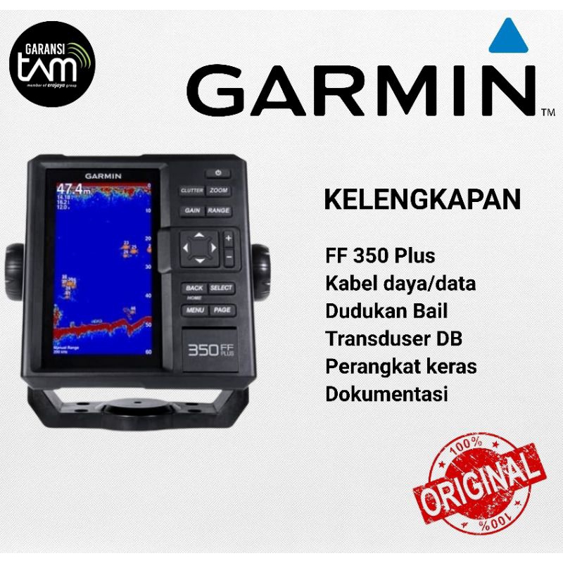 Jual Garmin FishFinder 350 Plus Transducer GT20-TM | Shopee Indonesia
