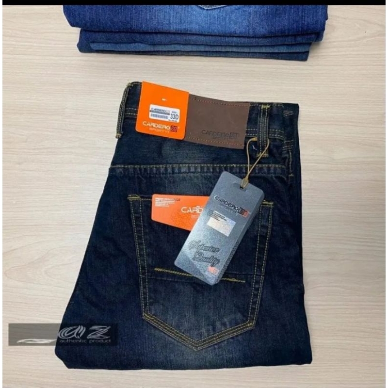 Jual CARDERO - Jeans Pria Panjang Jumbo Standar Reguler Basic Original ...