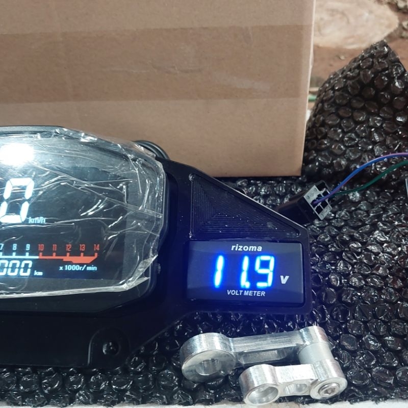 Jual spedometer digital ninja rr new/old ala ducati cnc T6 | Shopee ...