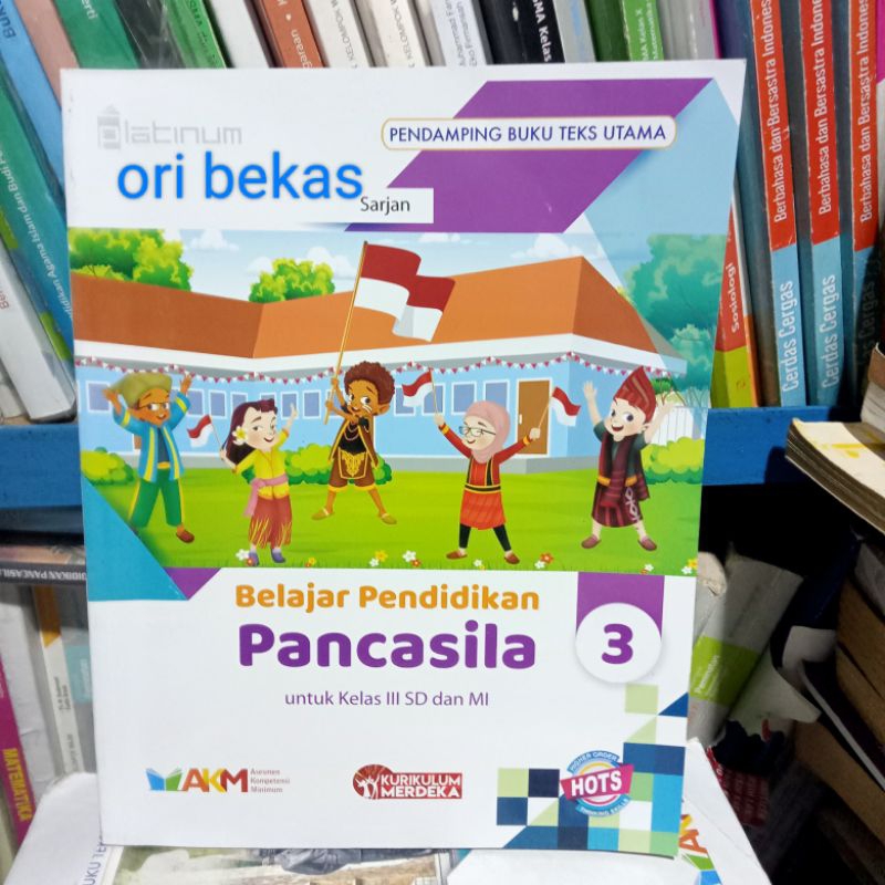 Jual Buku Belajar Pendidikan Pancasila 3 Kurikulum MERDEKA untuk Kelas ...