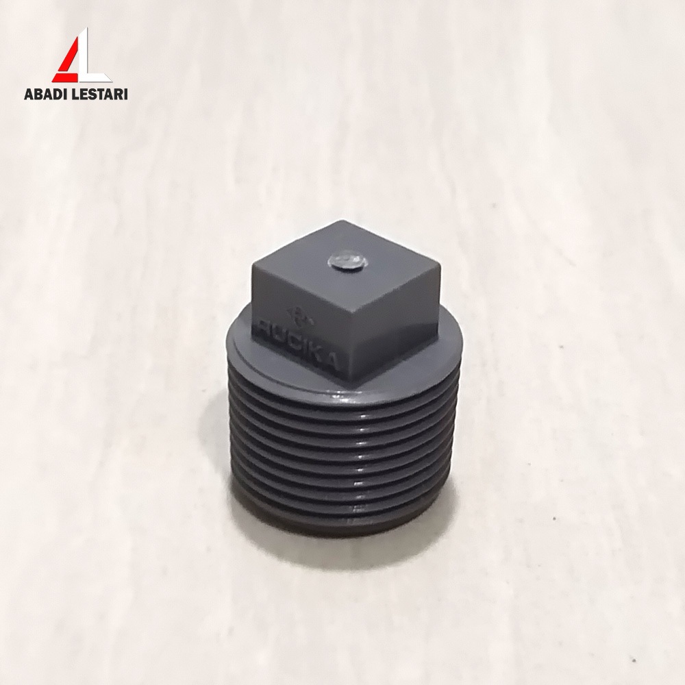 Jual PLUG DOP DRAT LUAR / TUTUP PIPA PVC PLASTIK DRAT LUAR RUCIKA 1/2 ...