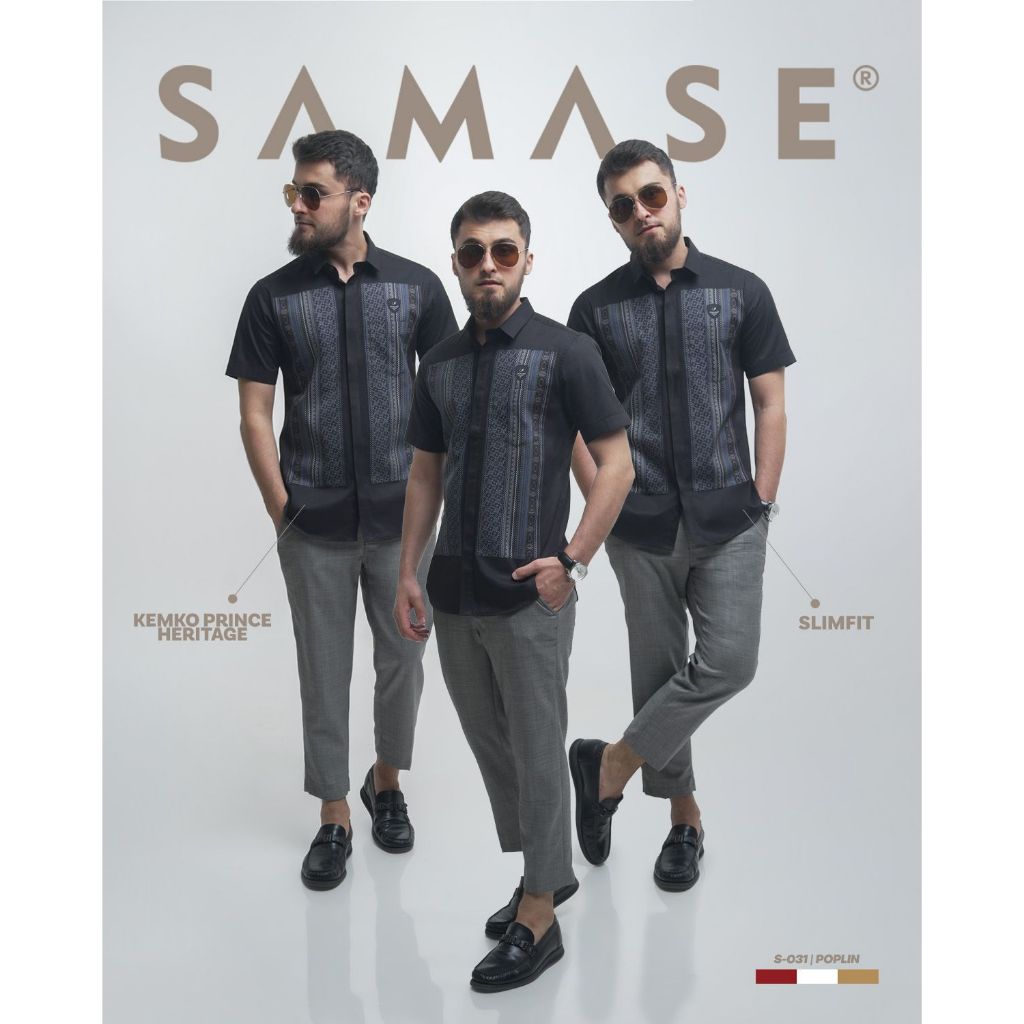 Jual SAMASE Kemko New Heritage Batik Lengan Pendek S031 Limited Edition ...
