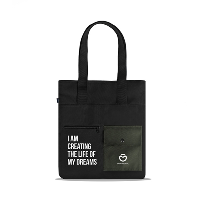 Jual OWN Tote Bag Kanvas My Dreams Casual Wanita Pria Dengan