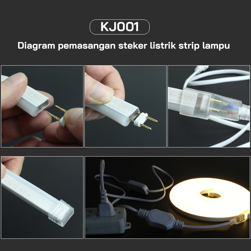 Jual SOKET COLOKAN STRIPS LAMPU 220V ADAPTOR LAMPU STRIP | Shopee Indonesia