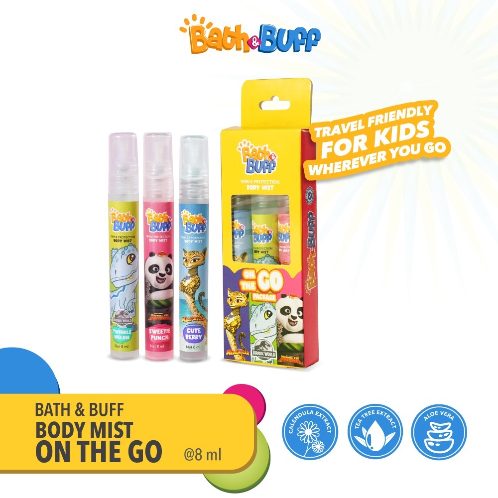Jual Bath & Buff on the go Body Mist 8ml x 3pcs | Shopee Indonesia