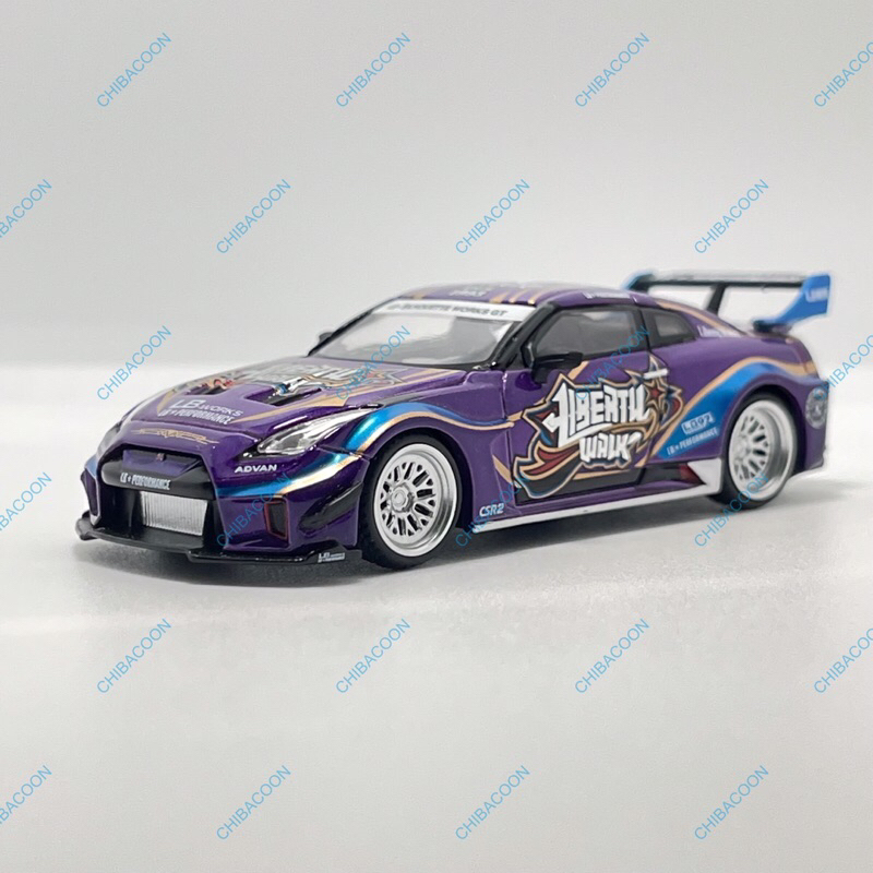 Jual Mini GT 245 LBWK Nissan GTR R35 Purple Metallic | Shopee Indonesia