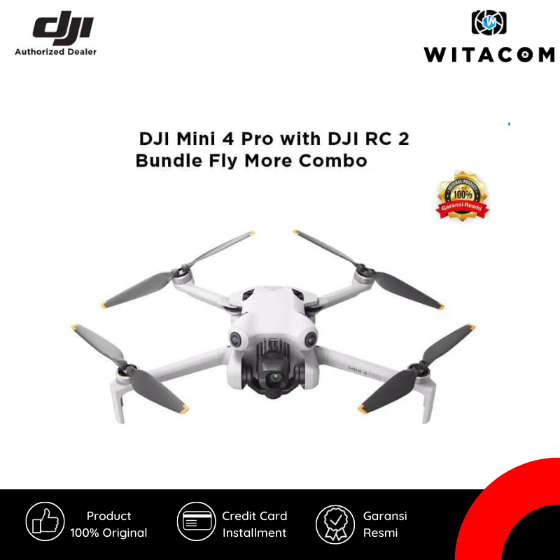 Jual DJI Mini 4 Pro Drone Fly More Combo with RC 2 Controller - Garansi ...