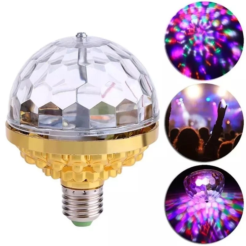 Lampu Disko Putar LED Party Disco Bulb Lampu Panggung 6 Watt Magic Ball Bohlam Hias RGB Colorful | AutoStock