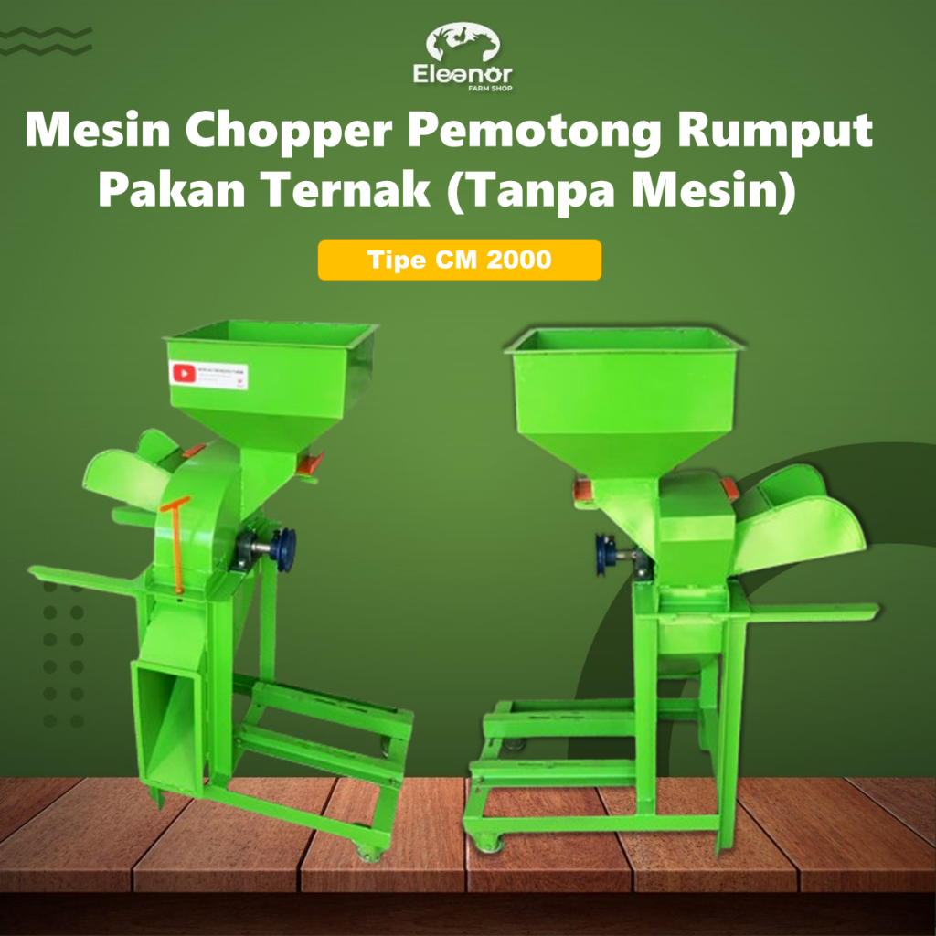 Jual Mesin Chopper Tipe CM2000 Multifungsi Mesin Pemotong Rumput Pakan ...