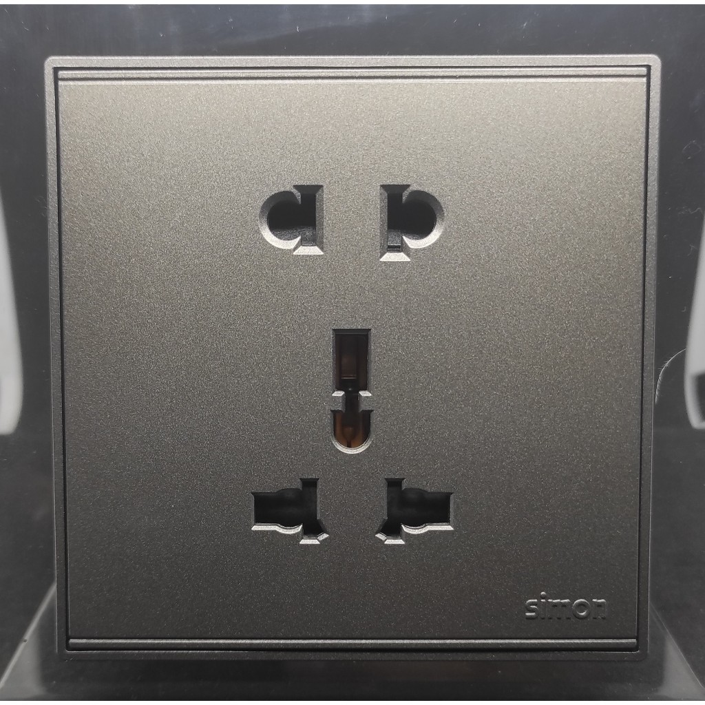 Jual SIMON E6 GREY UNIVERSAL SOCKET / MULTI SOCKET DAN 2 PIN SOCKET ...