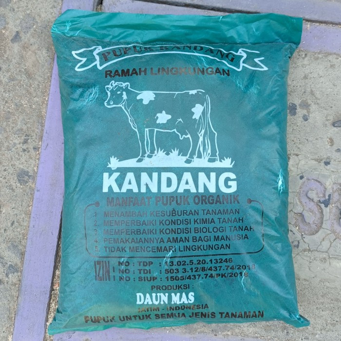 Jual pupuk kandang KOHE sapi halus media tana berat -/+4kg | Shopee ...