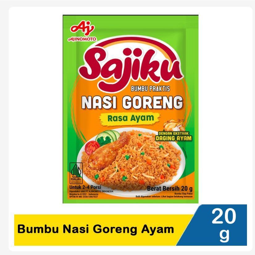 Jual Sajiku Bumbu Racik Nasi Goreng Ayam 20 gr | Shopee Indonesia