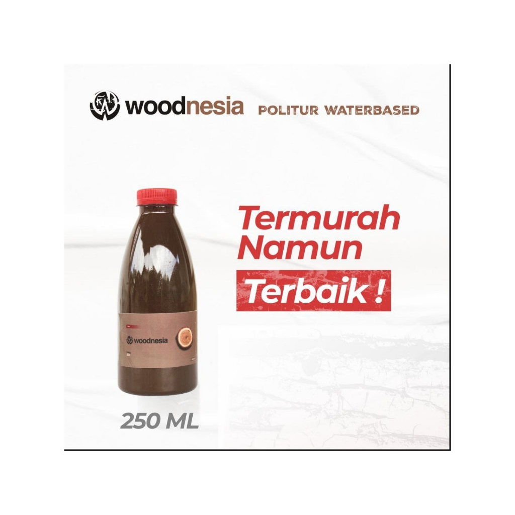 Jual Politur Plitur Woodnesia 250ml Waterbased Kayu Jati Mahoni ...