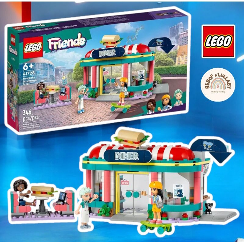 Jual LEGO FRIENDS HEARTLAKE DOWNTOWN DINER RESTAURANT ORIGINAL LEGO ...