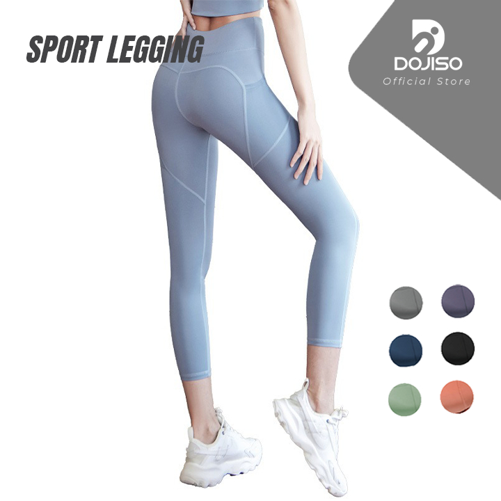Legging Yoga Basic MT20 Celana Olahraga Wanita High Waist Sport Women  Legging for Yoga