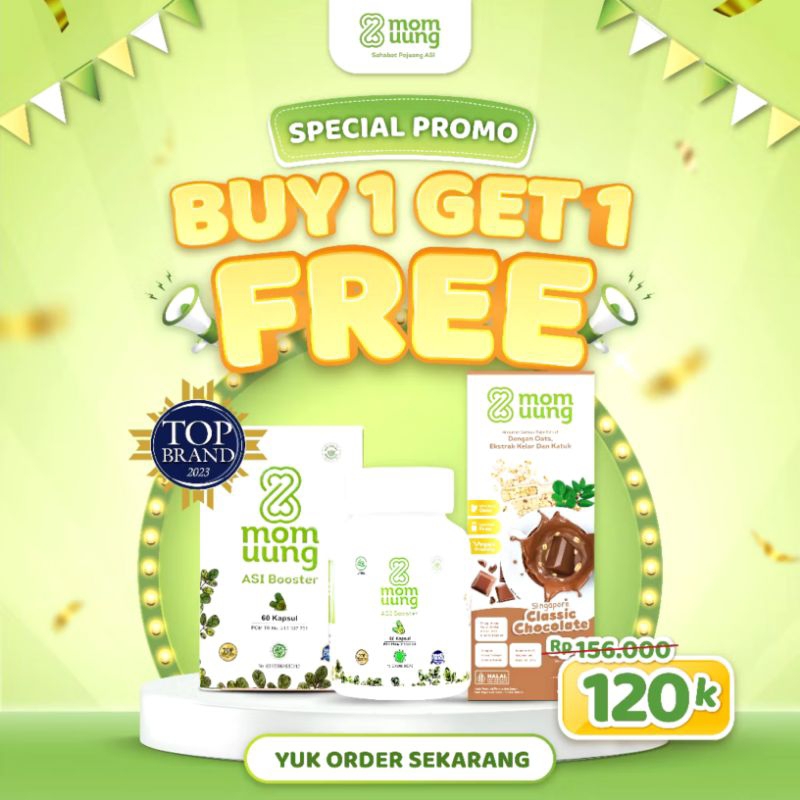 Jual Mom Uung Asi Booster Free Mom Uung Milk Flow Choco/Vanila | Shopee