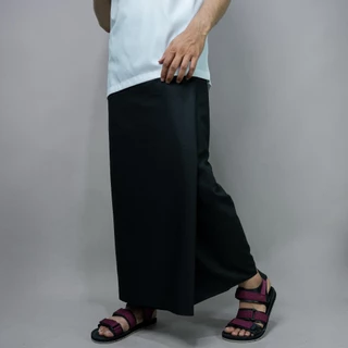 KATSAE - Sarung Pria Dewasa motif sarung polos hitam / sarung sholat pria / sarung laki laki dewasa