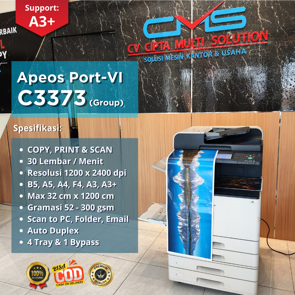 Jual Fuji Xerox Apeos Port/Docu Centre -VI C3370 (Group) | Mesin ...