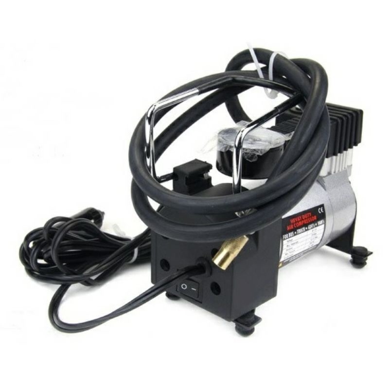 Jual Paket Compressor Mini Listrik Portable pompa angin Ban motor Mobil ...