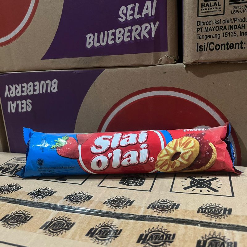 Jual slai olai roll 128 gram 1 dus isi 24 pcs | Shopee Indonesia