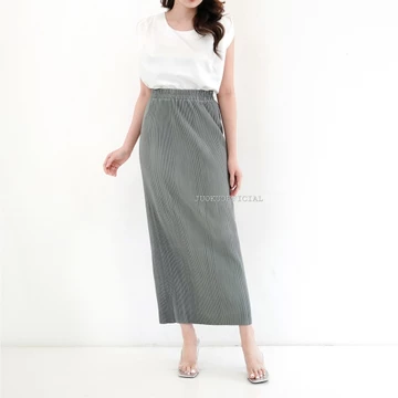 Rok Span Plisket Lidi Rok Span Rok Plisket Rok Bodycon Pleated Skirt