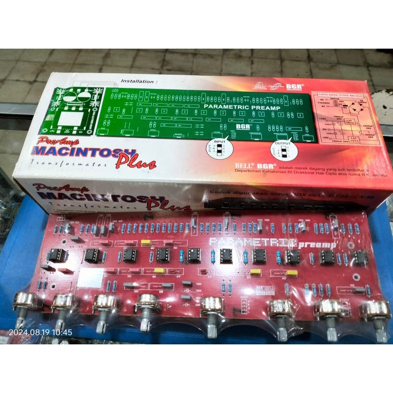 Jual Kit parametric pre amplifier MACHINTOS PLUS SWICINGT | Shopee ...
