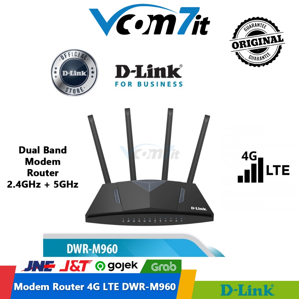 Jual D-Link DWR-M960 Wireless Router AC1200 4G LTE Multi-WAN | Shopee ...