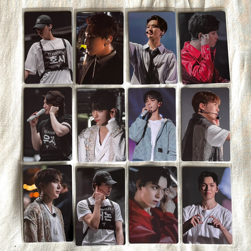 Jual tc set follow fellow seventeen / hoshi wonwoo dk seungkwan
