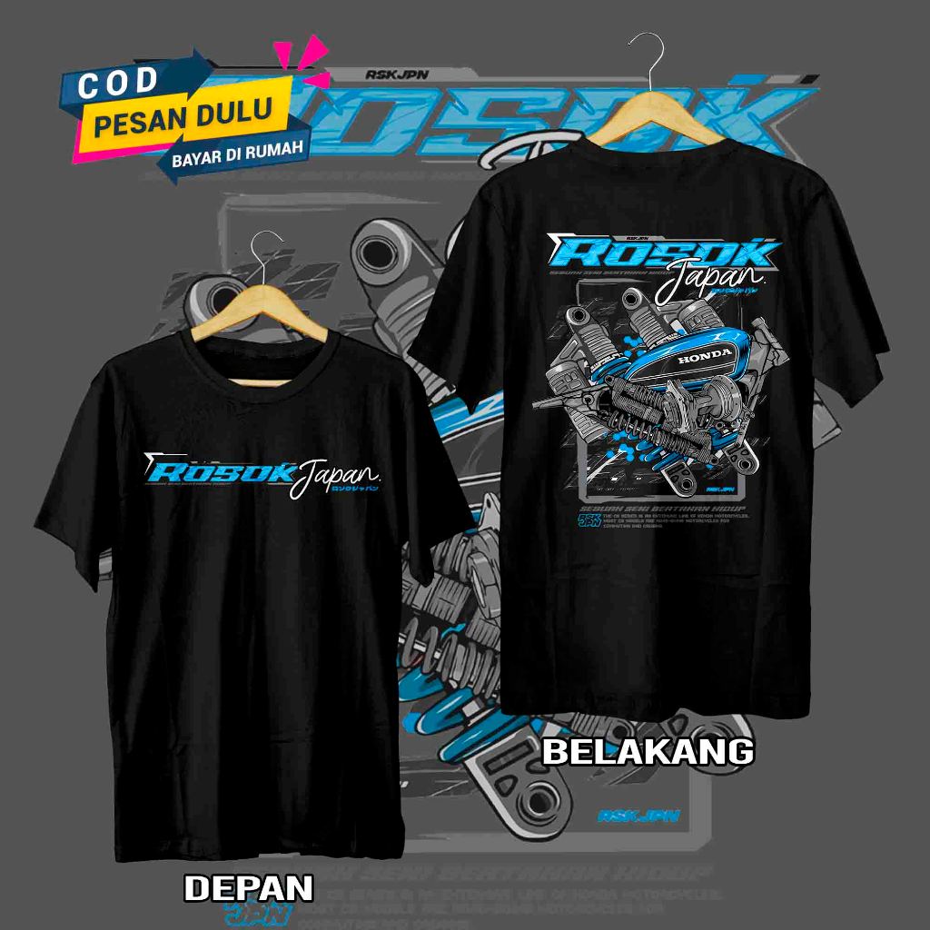 Jual Baju Kaos Atasan Pria Ragat Honda Gank Herex Gl 100 Gl100 Max Pro