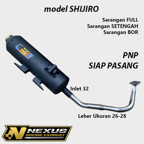 Jual PREMIUM Knalpot std racing model shijiro original NEXUS - Vario ...