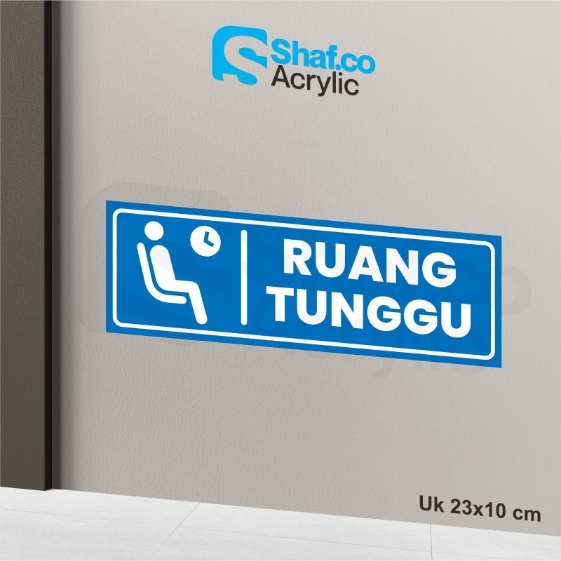 Jual STICKER RUANG TUNGGU // STIKER // RAMBU-RAMBU | Shopee Indonesia