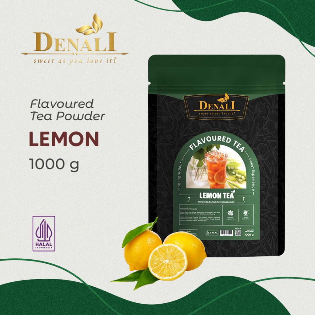 Jual Denali Flavoured Tea Powder - Lemon Tea | Shopee Indonesia