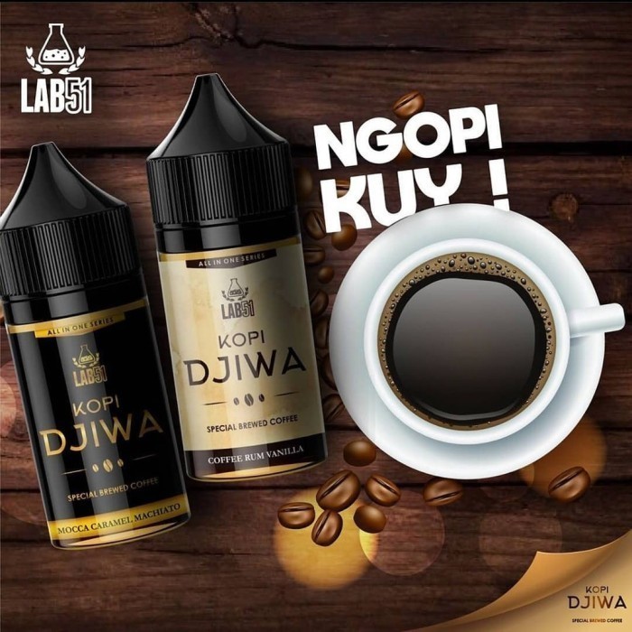 Jual Liquid Lab51 Kopi Djiwa Series Pods Friendly 9MG 30ML Authentic ...