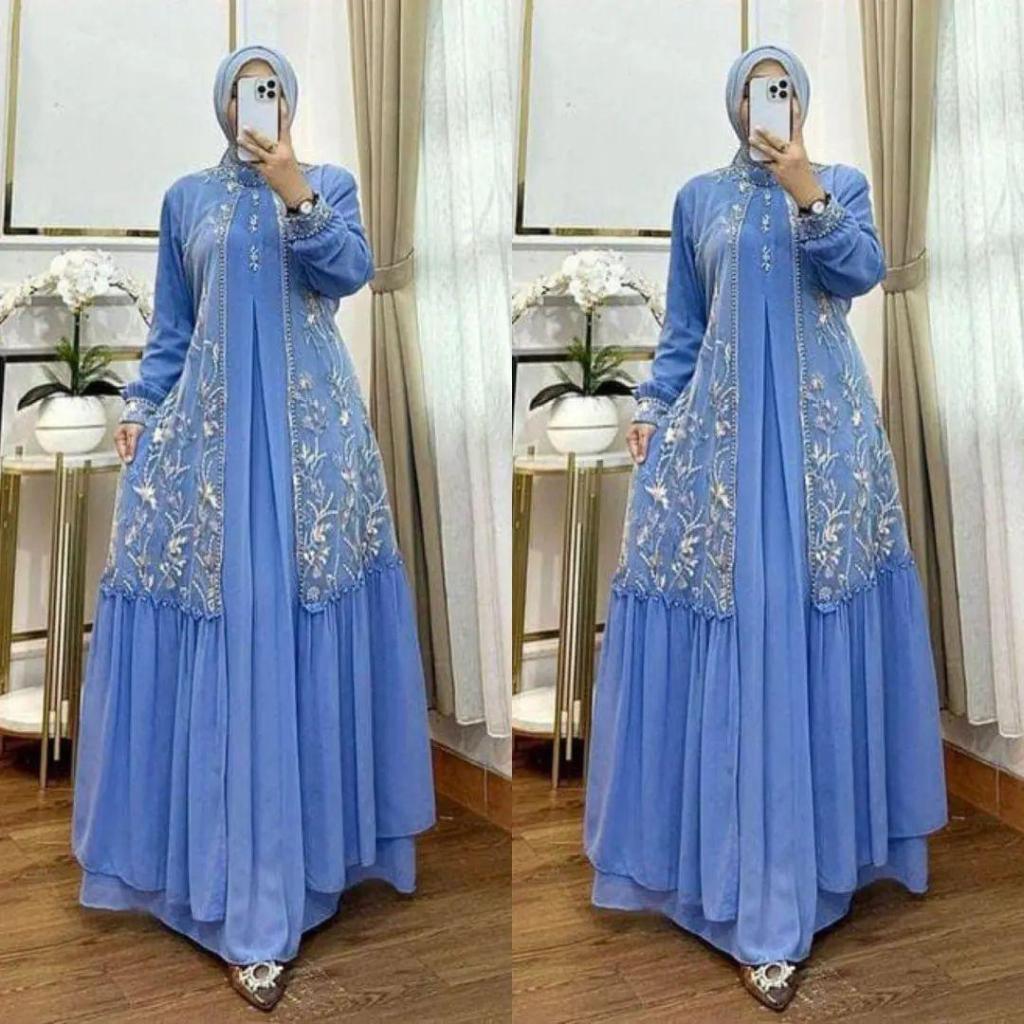 Jual blouse+dress+pakaian+wanita+maxi+dress+blouse Harga