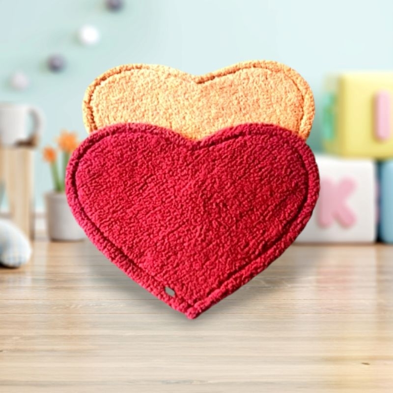 Jual Keset Love Halus Bahan Bulu Koher Ukuran 35x35 xm | Shopee Indonesia