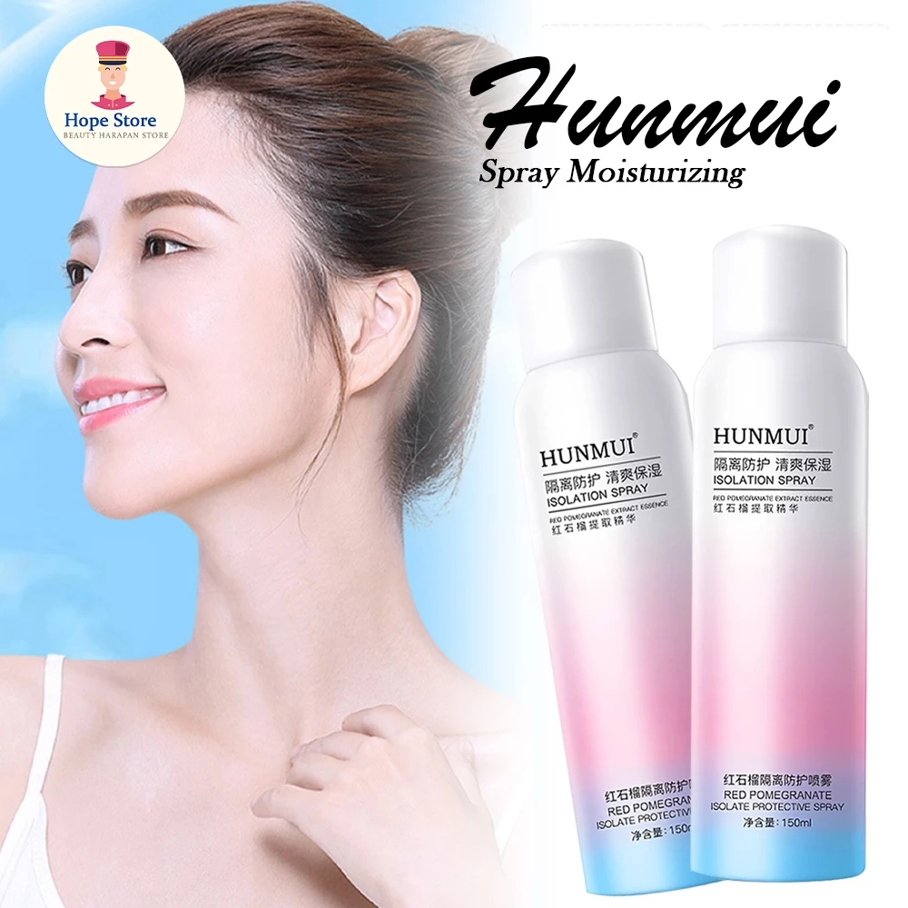 150ml - Body Cream Spray Hunmui Lotion Pemutih Kulit Badan Wajah Whitening Instan UV Moisturizing | AutoStock
