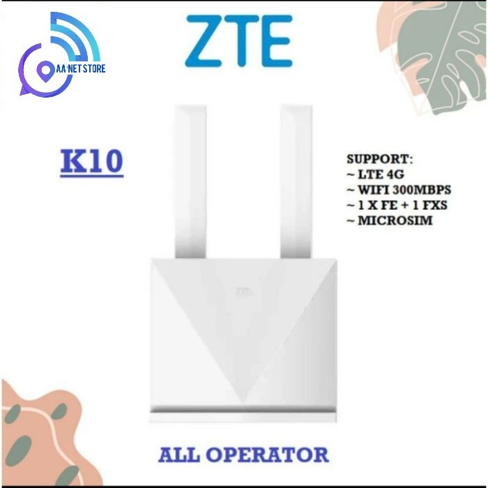 Jual ZTE K10 4G LTE Modem Router SIM CARD UNLOCK SEMUA OPERATOR-AS ...