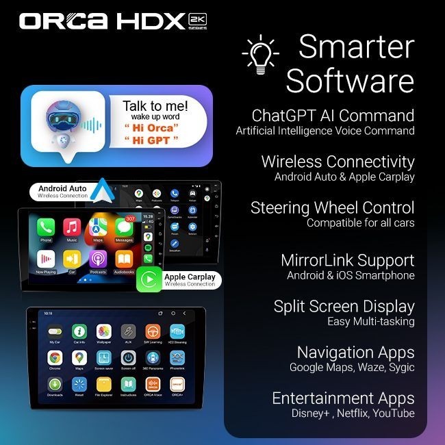 Jual Head Unit Android ORCA HDX Ram 8/256GB | Shopee Indonesia