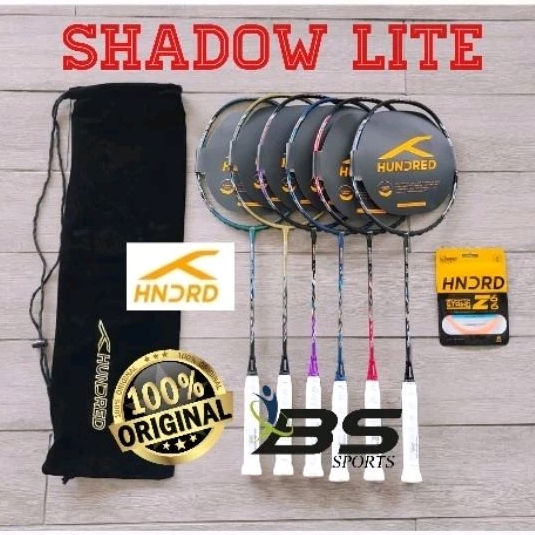 Jual RAKET BADMINTON HUNDRED SHADOW LITE ORIGINAL | Shopee Indonesia