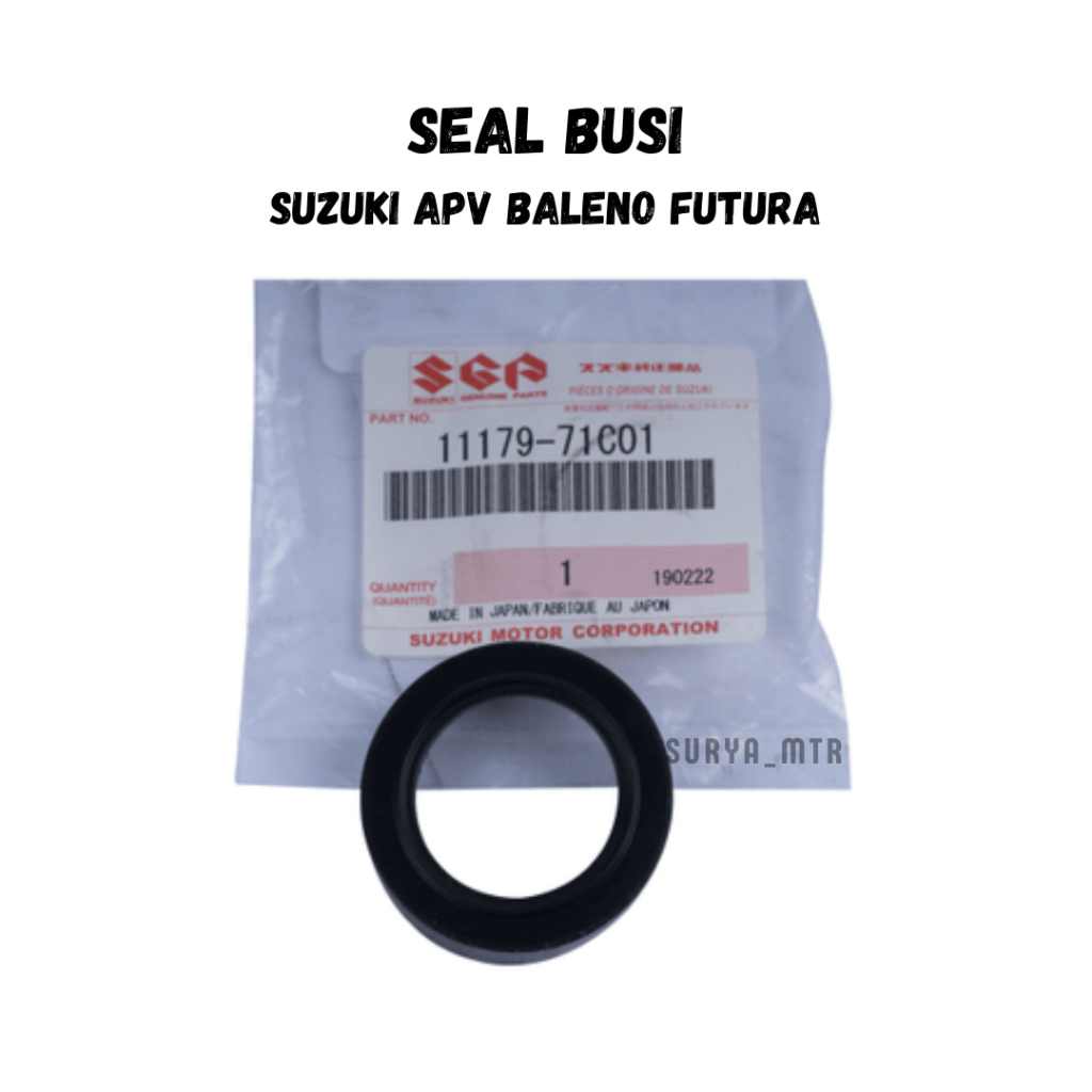 Jual SEAL BUSI ORING SPARK PLUG SUZUKI APV FUTURA BALENO ASLI | Shopee ...