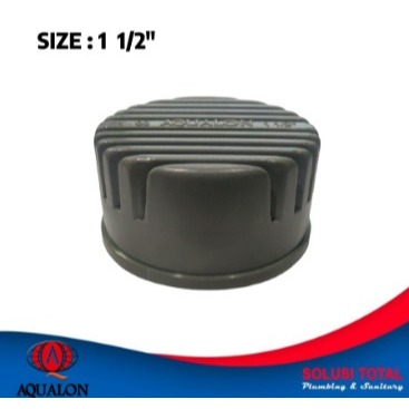 Jual Over Flow Cap 1 1/2 Inch AQUALON - Overflow Dop Saringan Luar PVC ...